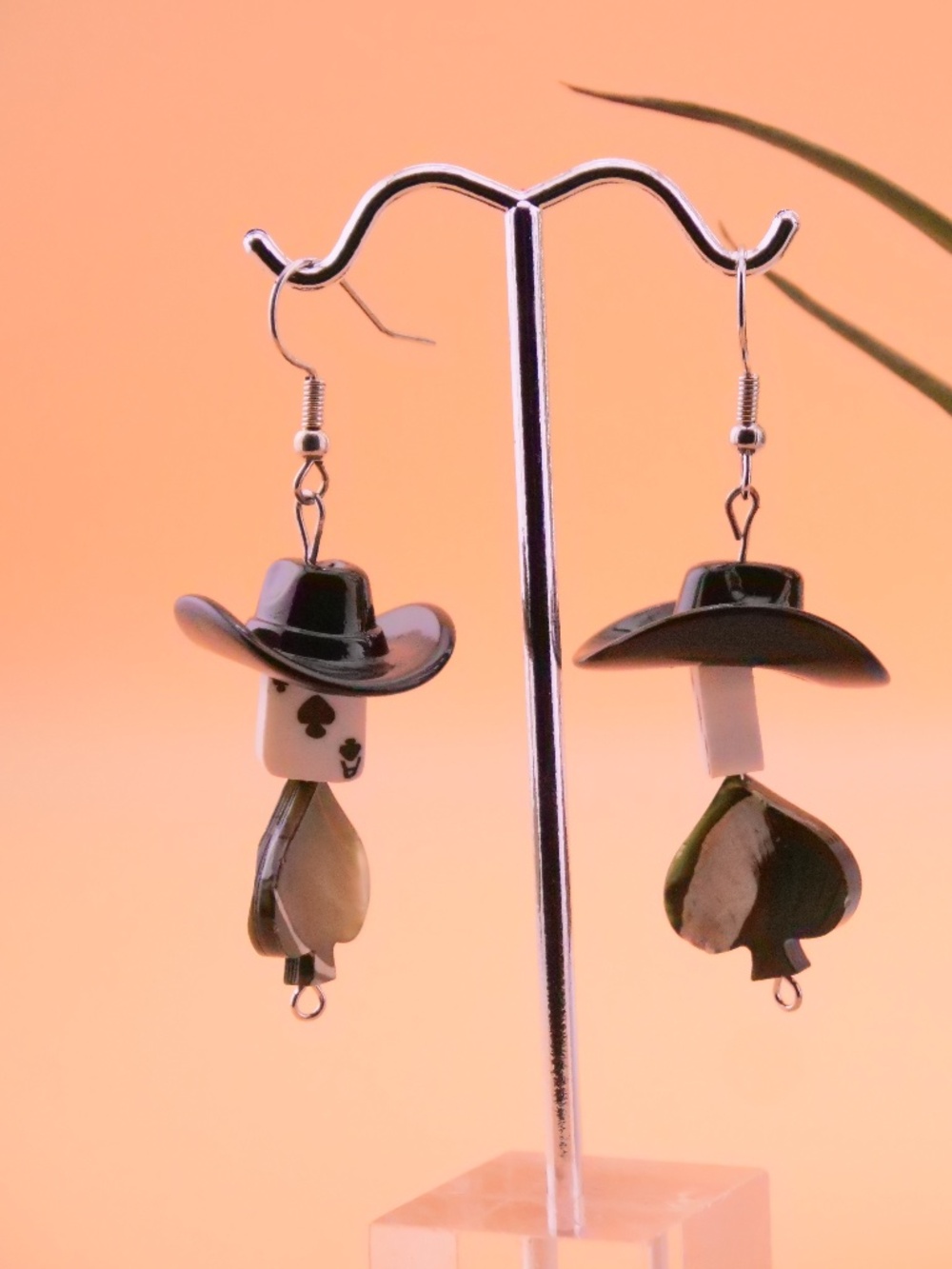 Ace of Spades Cowgirl Earrings | Western Playing Card Earrings | Casino Cowgirl